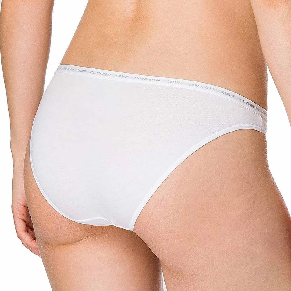 CK One 2-Pack Bikini Brief, White/Savannah/Cheetah Black - Image 3