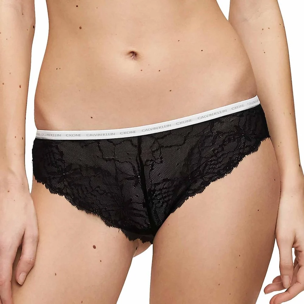 CK One Lace Bikini Brief, Black - Image 3