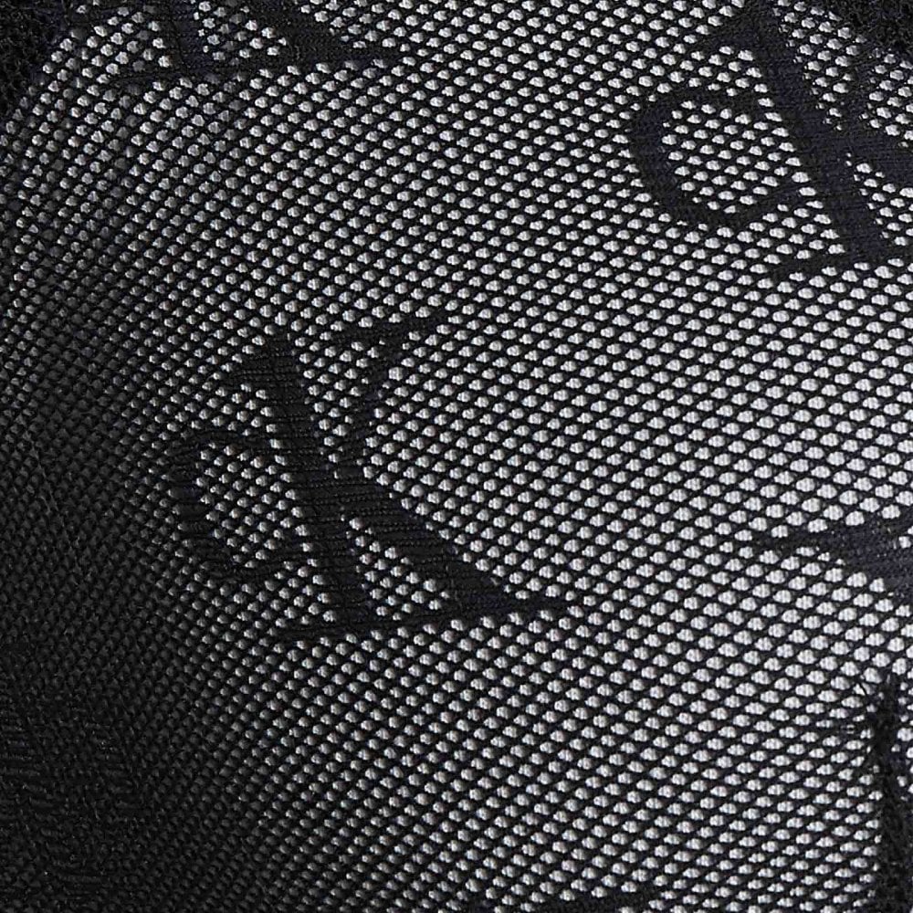 CK One Logo Mesh Bralette, Black - Image 5