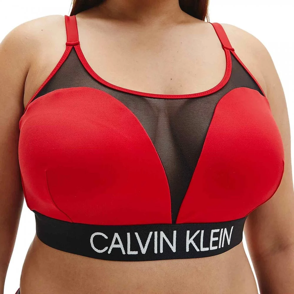Core Curve Swimwear Bikini Top, Rustic Red - Image 2
