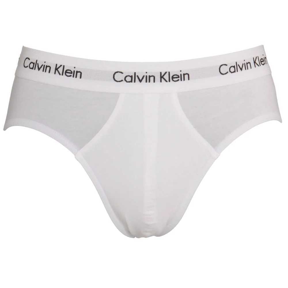 3-Pack Men's Briefs, Black/White/Grey - Image 3