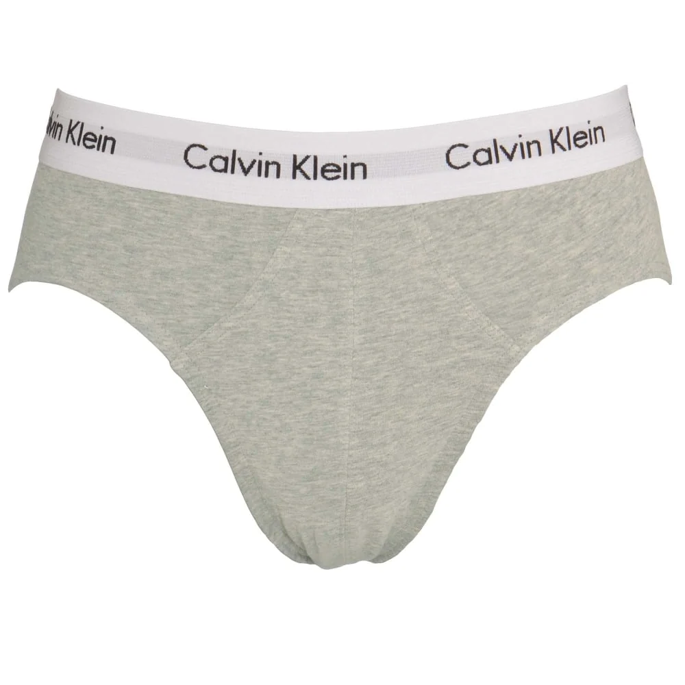 3-Pack Men's Briefs, Black/White/Grey - Image 4