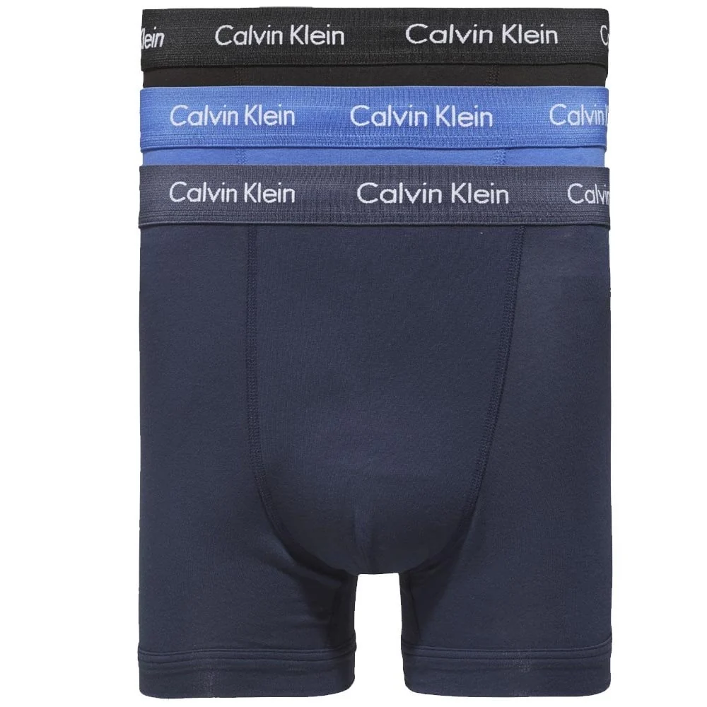 3-Pack Boxer Trunks, Black/Blue Shadow/Cobalt Water - Image 5