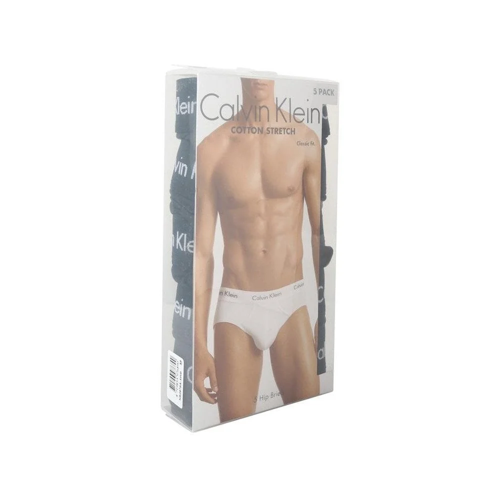 5-Pack Men's Briefs, All Black - Image 4