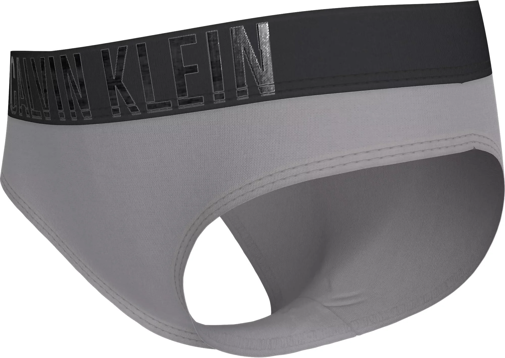 Girls 2-Pack Intense Power Bikini Briefs, Ash/Grey w/ silver - Image 3