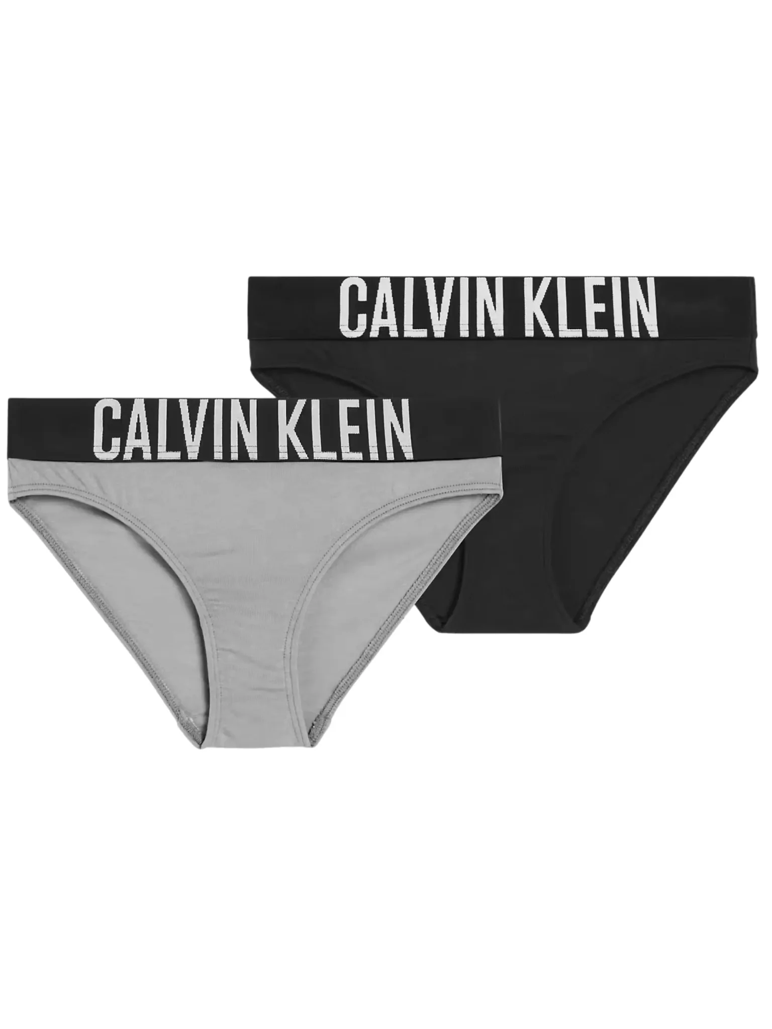 Girls 2-Pack Intense Power Bikini Briefs, Black/Grey - Image 4