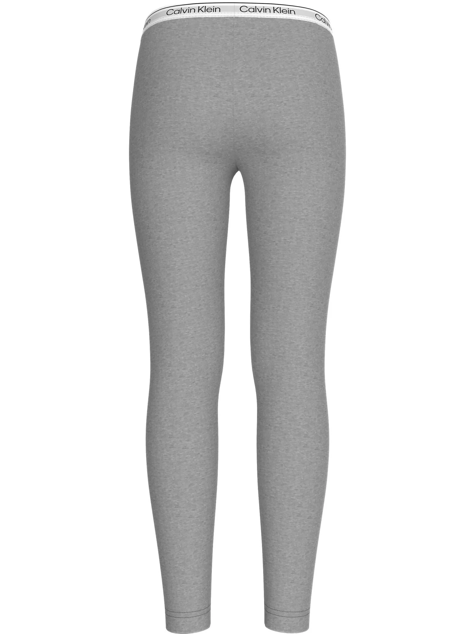 Girls 2-Pack Logo Waistband Leggings, Grey/Navy - Image 9