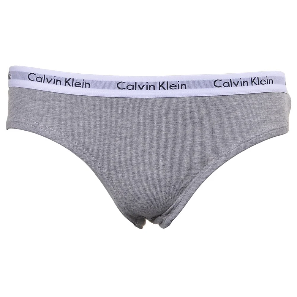 Girls 2-Pack Modern Cotton Bikini Briefs, Pink/Grey - Image 3
