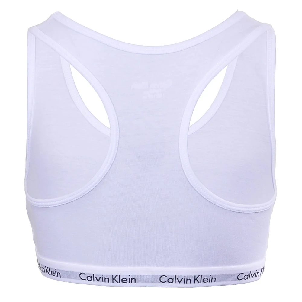 Girls 2 Pack Modern Cotton Bralette, Black/White - Image 3