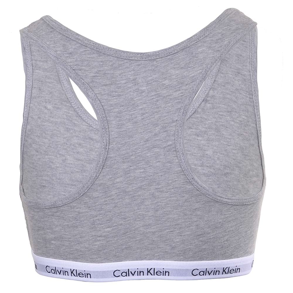 Girls 2 Pack Modern Cotton Bralette, Pink/Grey - Image 4