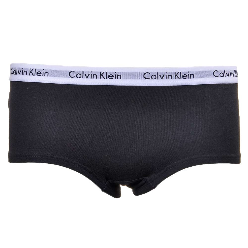 GIRLS 2 Pack Modern Cotton Shorty Brief, Black/White - Image 2