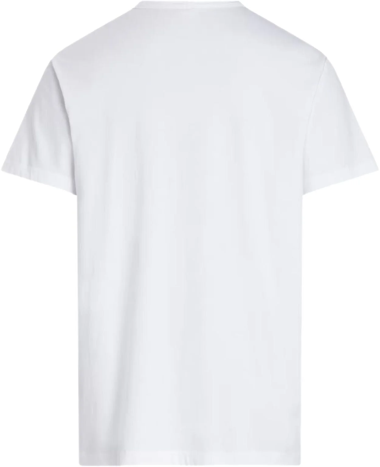 Gold Logo Embroidery T-Shirt, White - Image 2