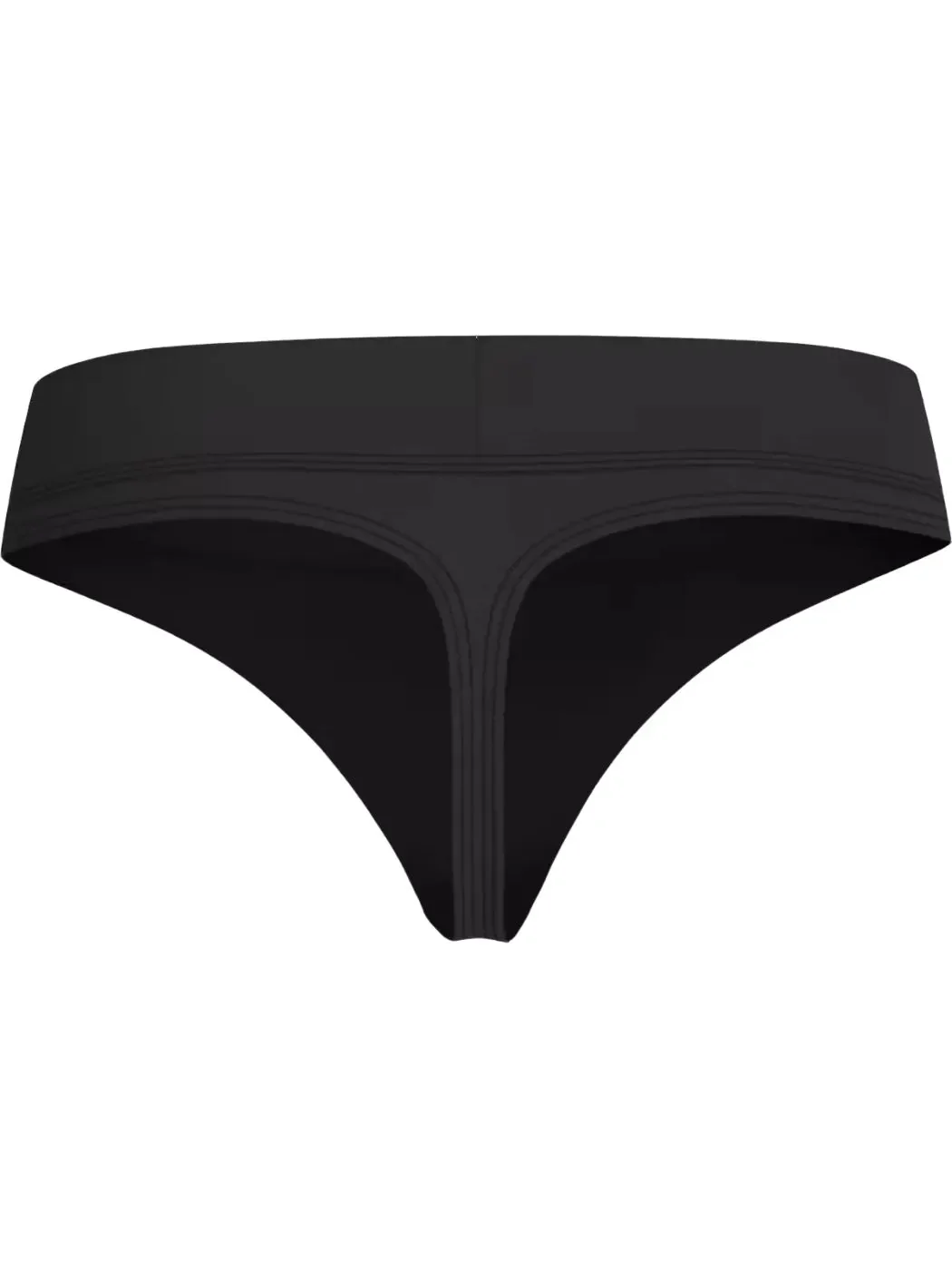 Heritage Athletic Cotton Thong, Black - Image 2