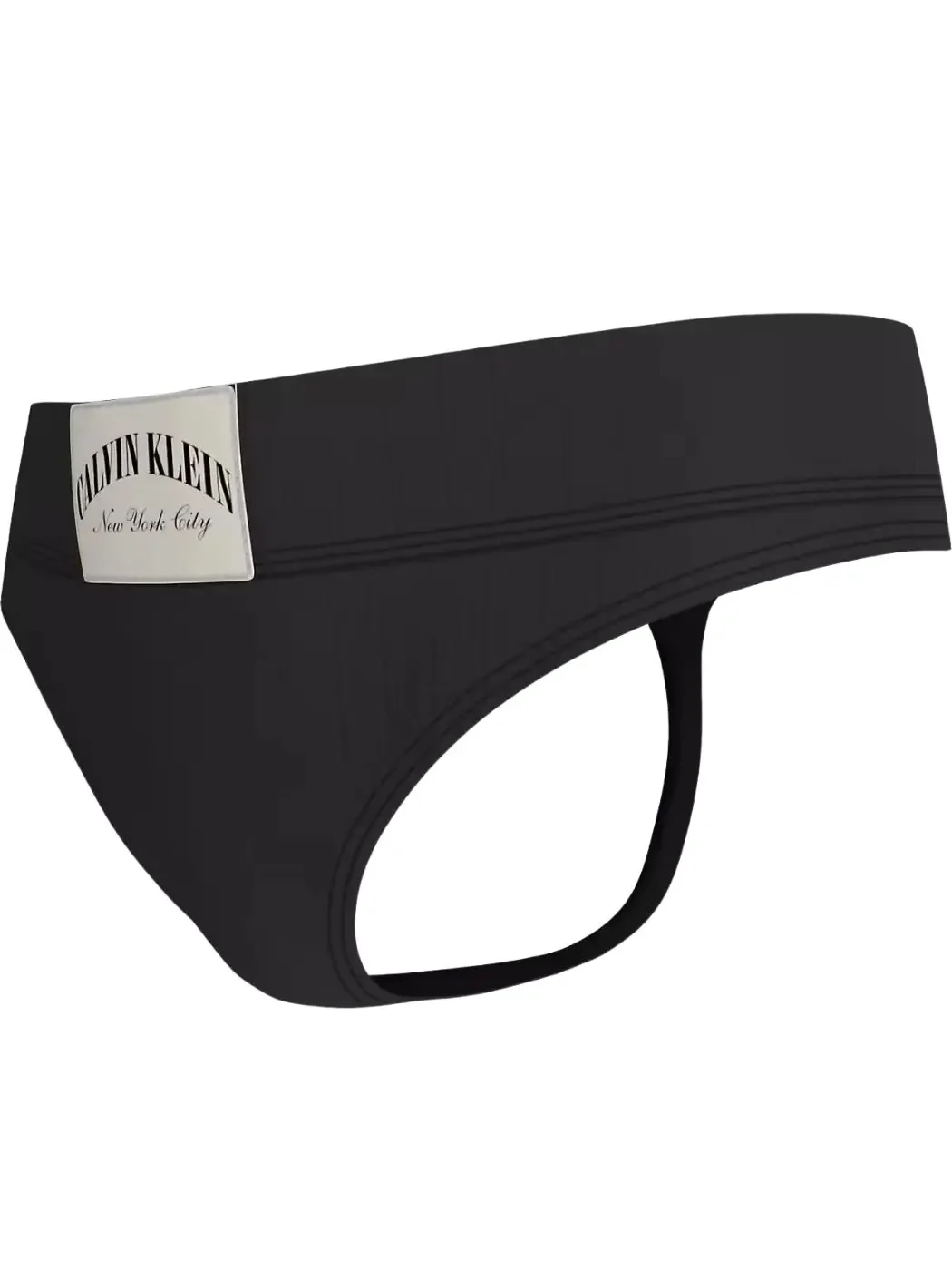 Heritage Athletic Cotton Thong, Black - Image 3
