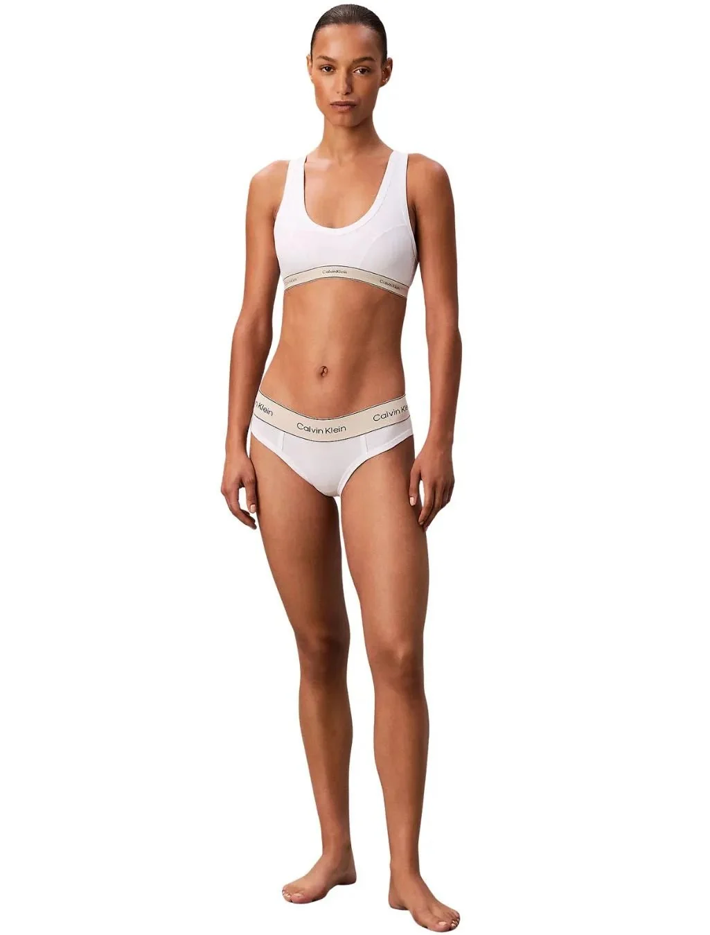 Heritage Cotton Bikini Brief, White - Image 8