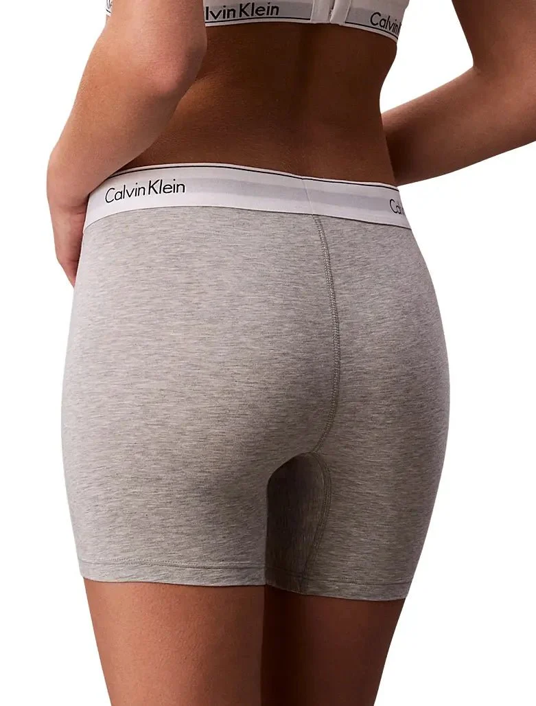 Icon Cotton Modal Boxer Brief, Grey Heather - Image 2
