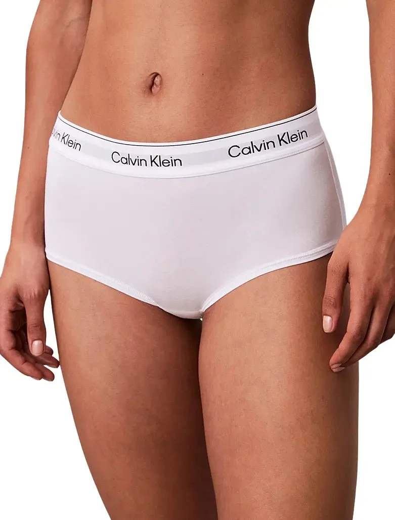Icon Cotton Modal Boy Short, White