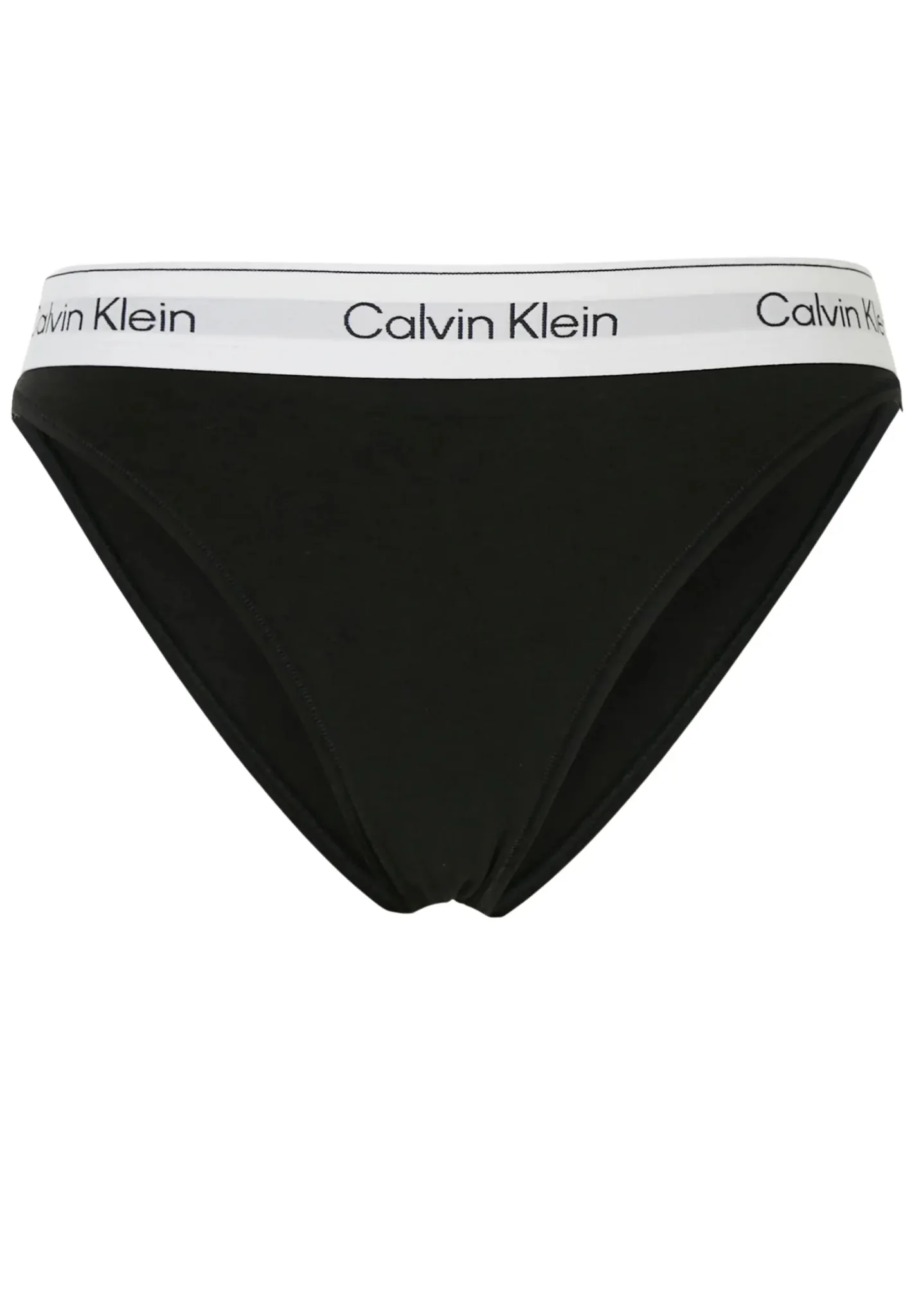 Icon Cotton Modal High Leg Tanga Brief, Black