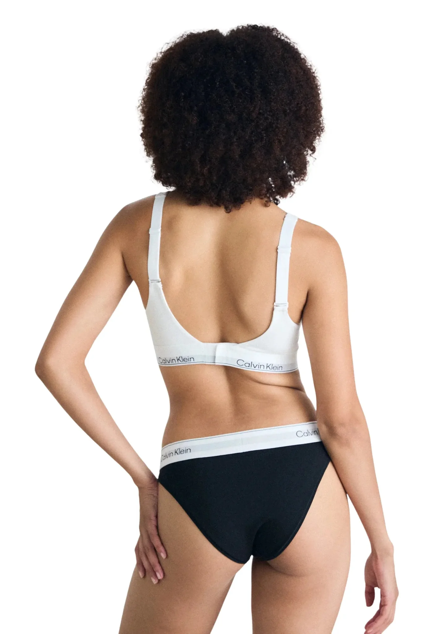 Icon Cotton Modal High Leg Tanga Brief, Black - Image 4