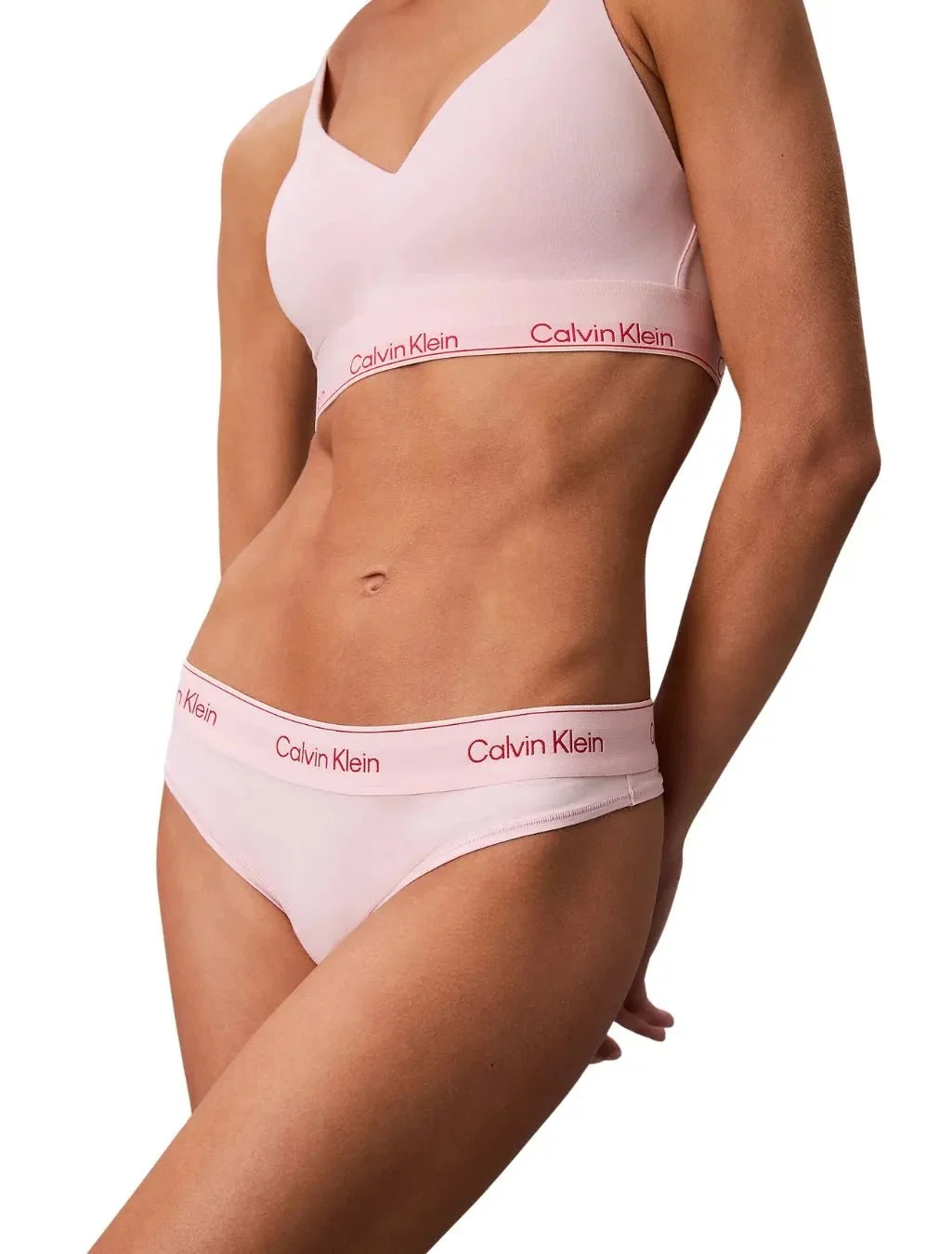 Icon Cotton Modal Thong, Potpourri Pink