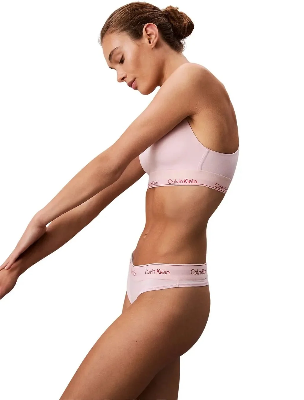 Icon Cotton Modal Thong, Potpourri Pink - Image 5
