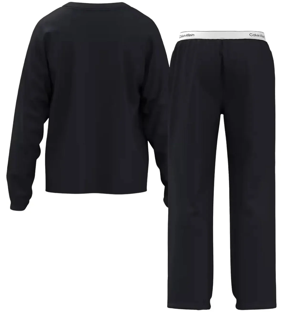 Icon Luxe Jersey Pyjama Set, Dark Navy - Image 9