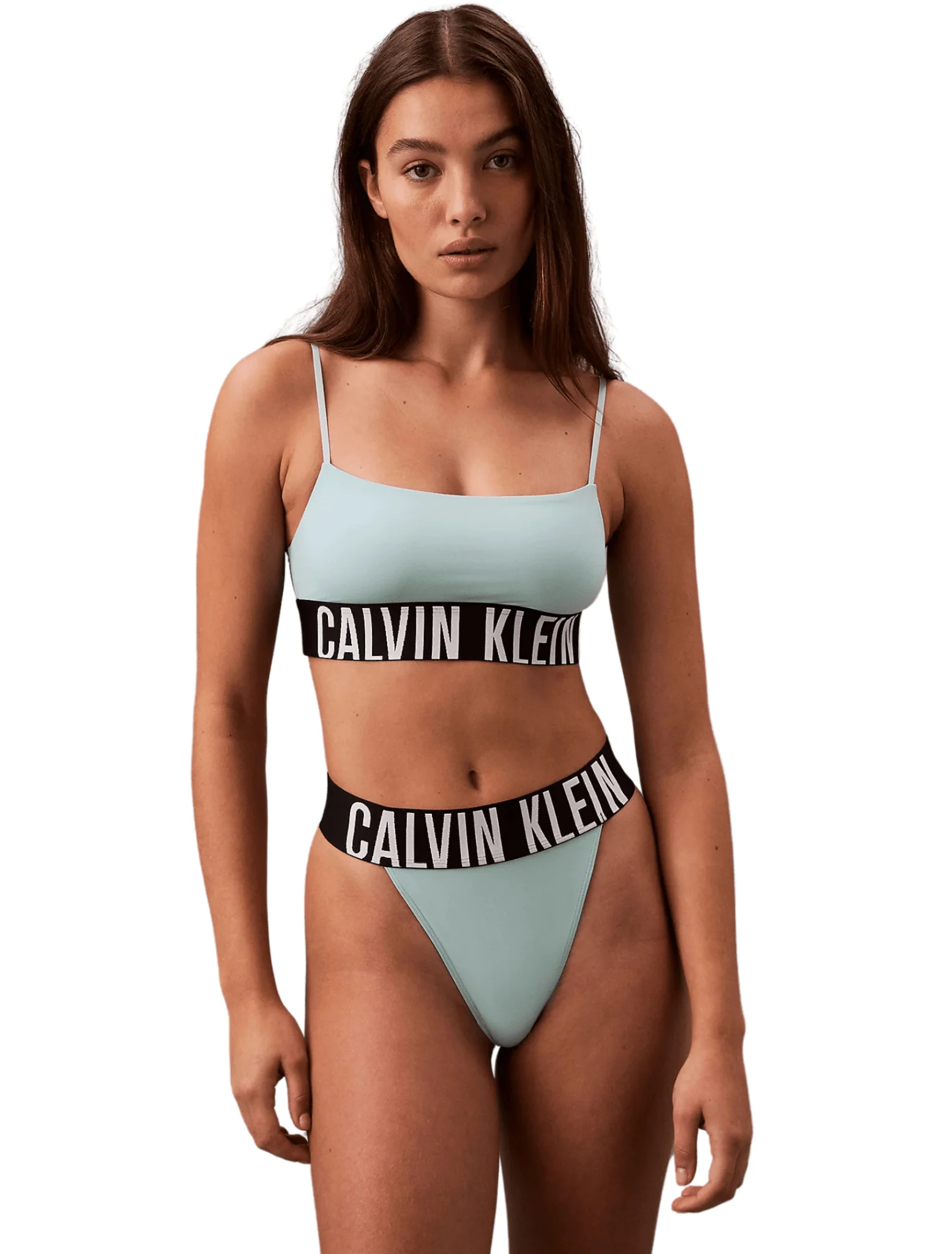 Intense Power High Leg Thong, Ether Blue - Image 2