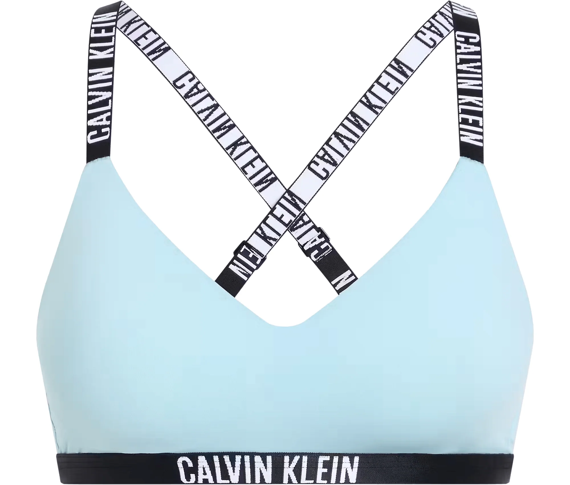 Intense Power Lightly Lined Bralette, Ether Blue