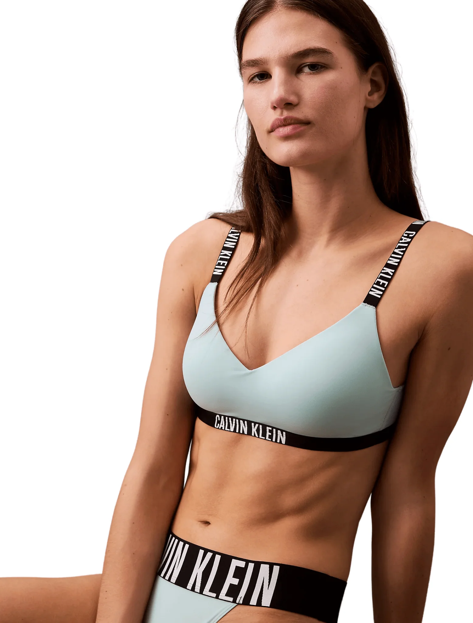 Intense Power Lightly Lined Bralette, Ether Blue - Image 3