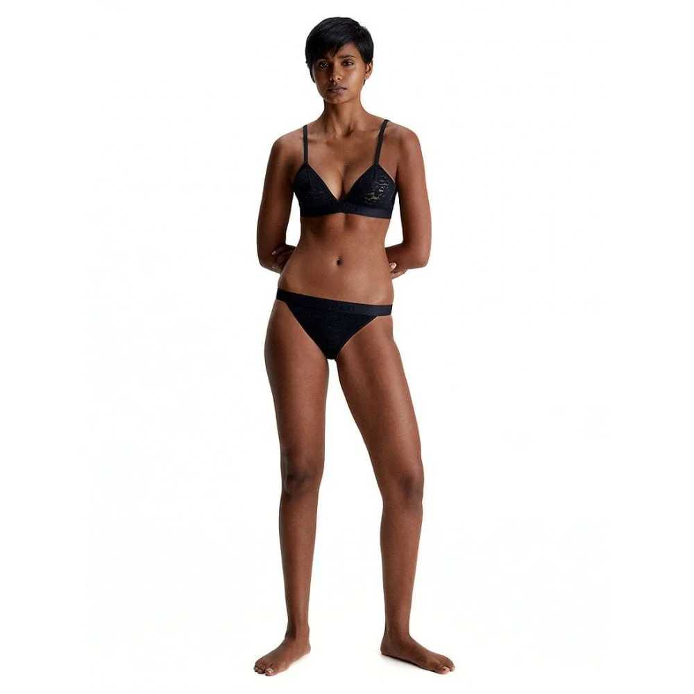Intrinsic Lace Triangle Bra, Black - Image 5