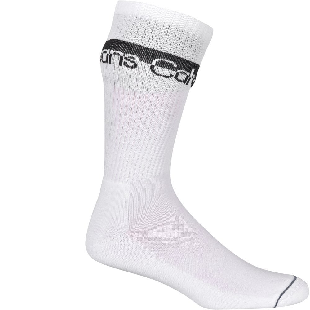 Jeans 3-Pack Mixed Logo Athleisure Sports Socks, White - Image 5