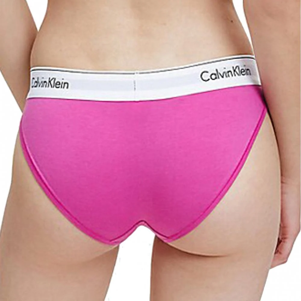 Modern Cotton Bikini Brief, Bright Magenta - Image 3