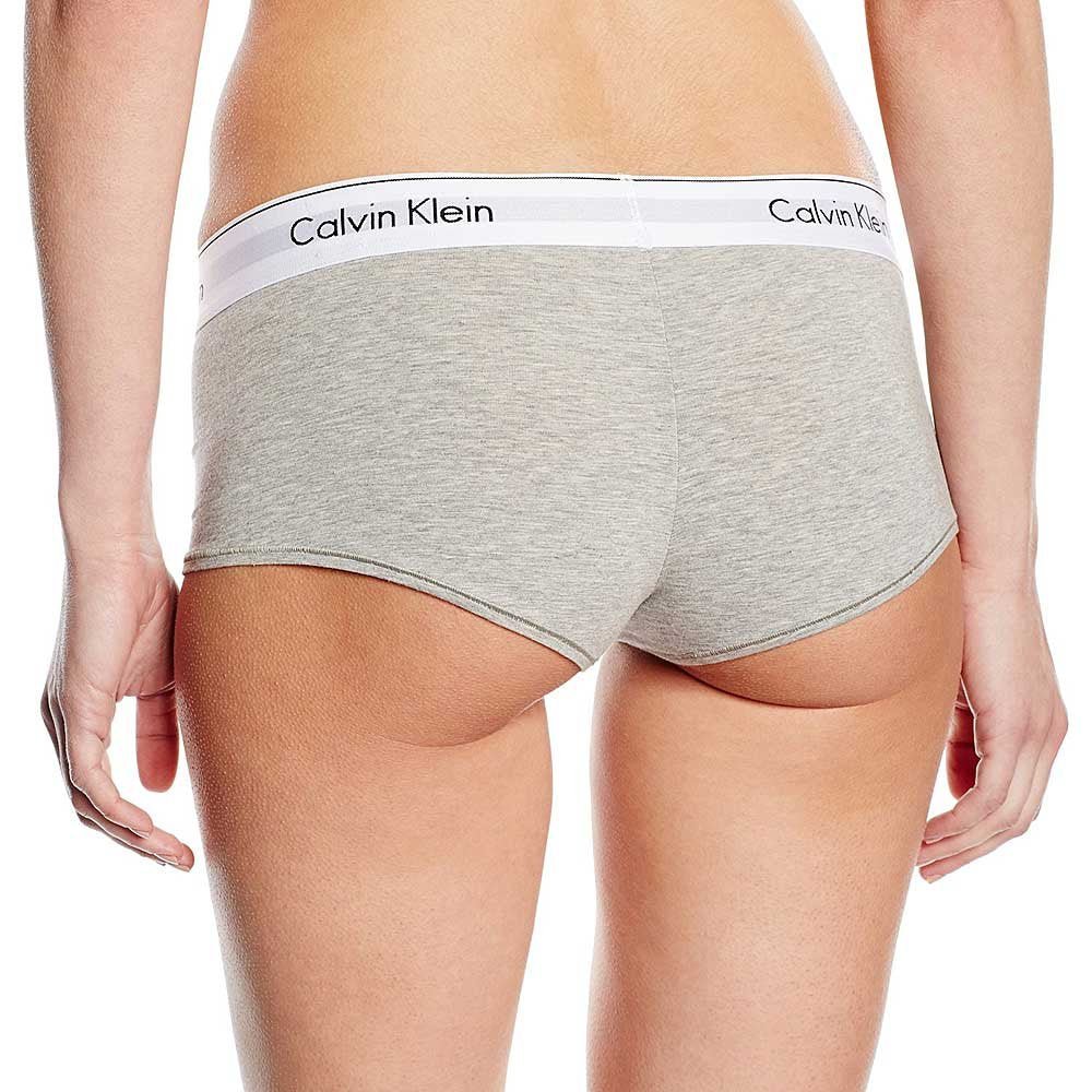 Modern Cotton Boyshort, Grey Heather - Image 2