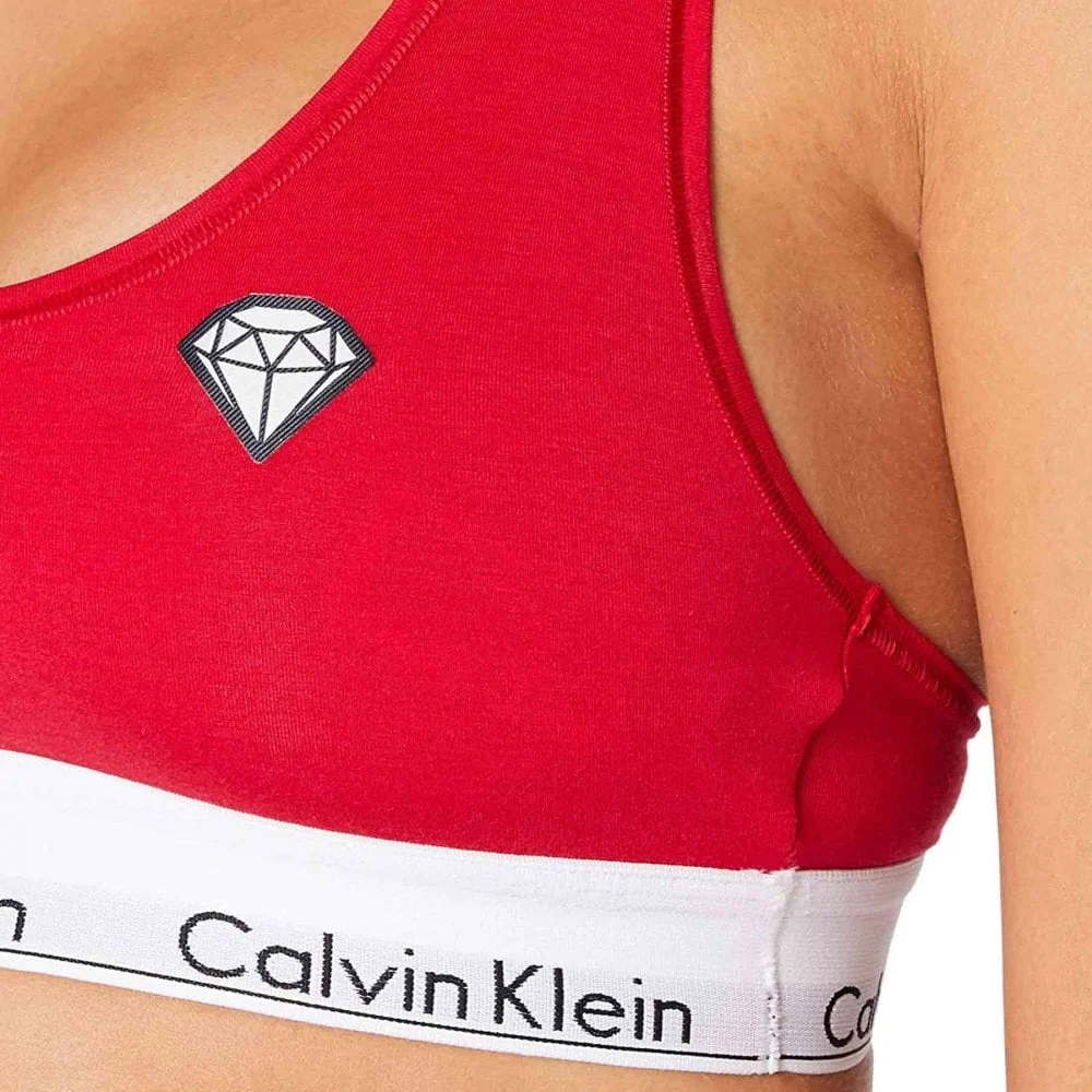 Modern Cotton Bralette, Empower - Image 3