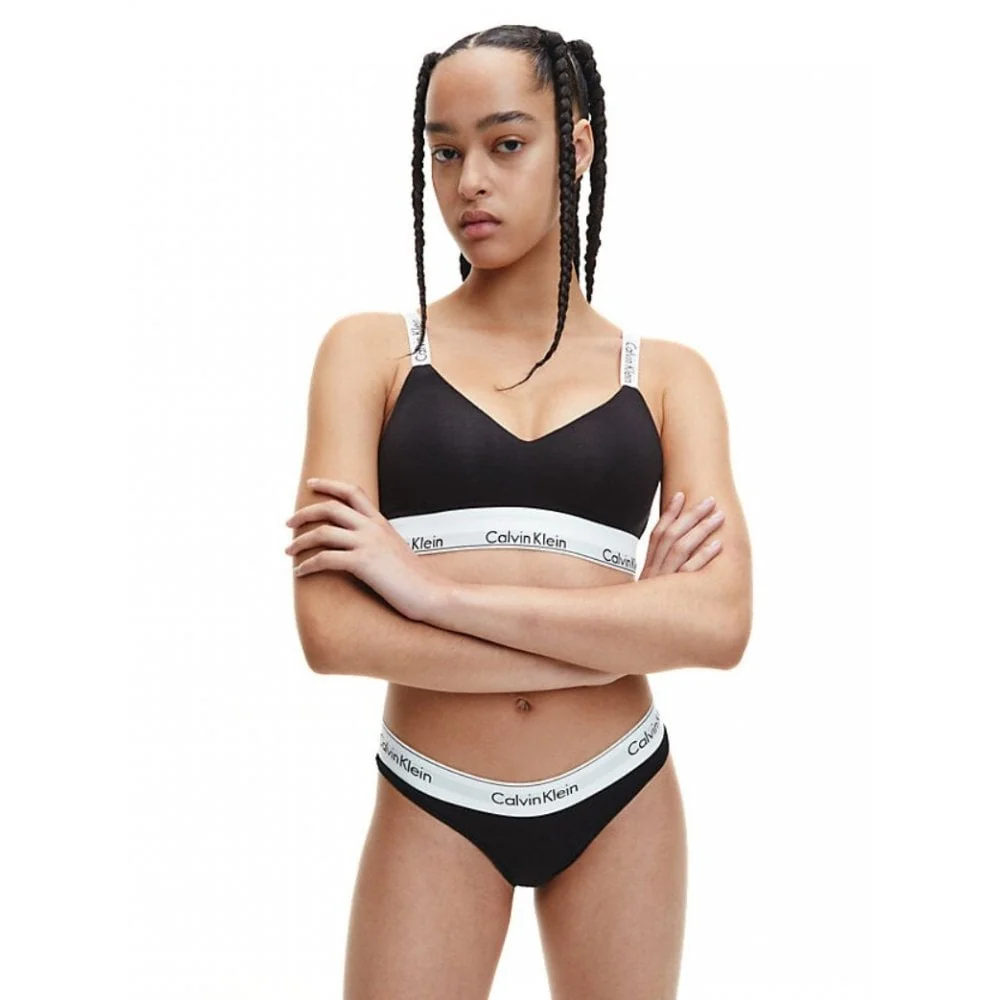 Modern Cotton Brazilian Brief, Black - Image 4