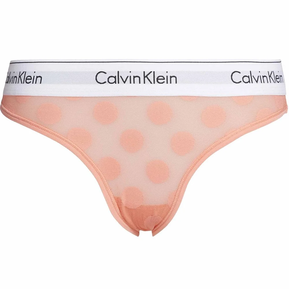 Modern Cotton Dot Light Lined Bikini Brief, Gerbera Daisy