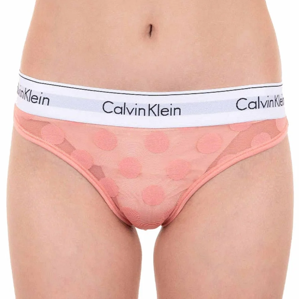 Modern Cotton Dot Light Lined Bikini Brief, Gerbera Daisy - Image 3