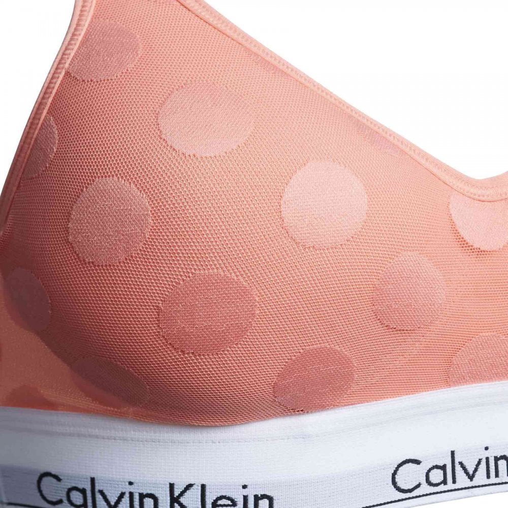 Modern Cotton Light Lined Bralette, Gerbera Daisy - Image 4