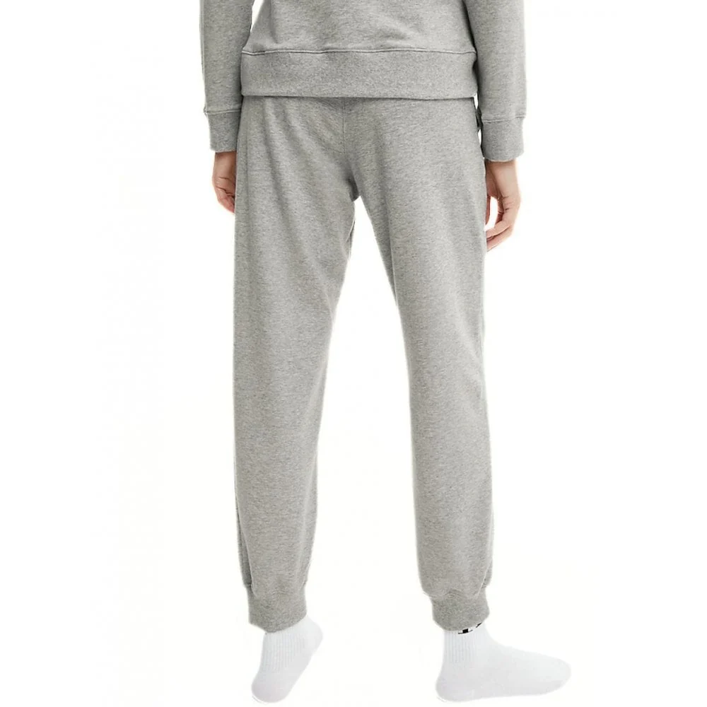 Modern Cotton Lounge Jogging Bottoms, Grey Heather - Image 3
