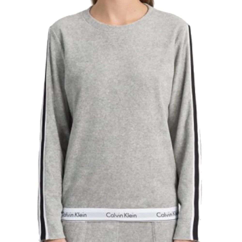 Modern Cotton 'Retro' Sweatshirt, Grey - Image 2