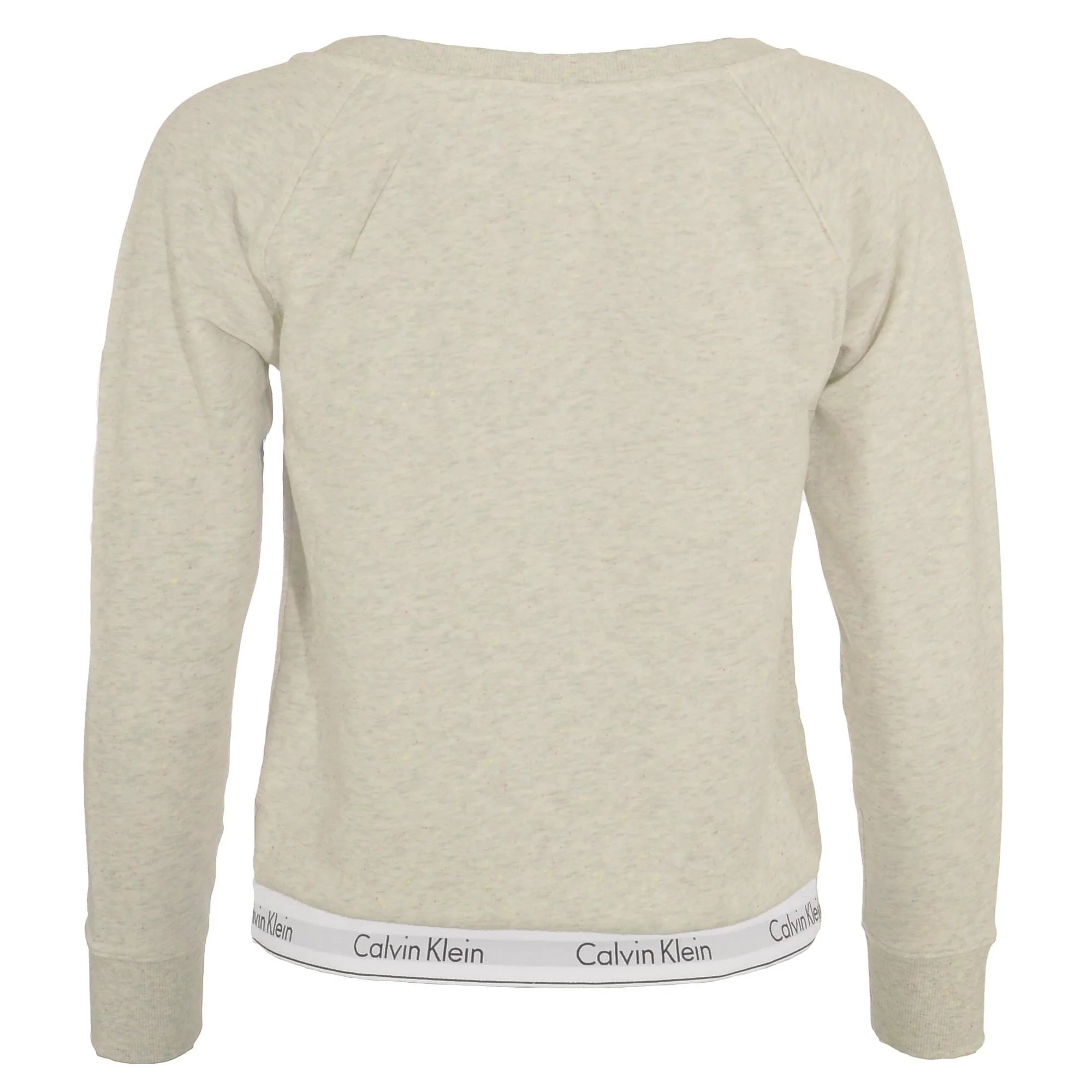 Modern Cotton Sweatshirt, Snow Heather - Neon Neps - Image 2
