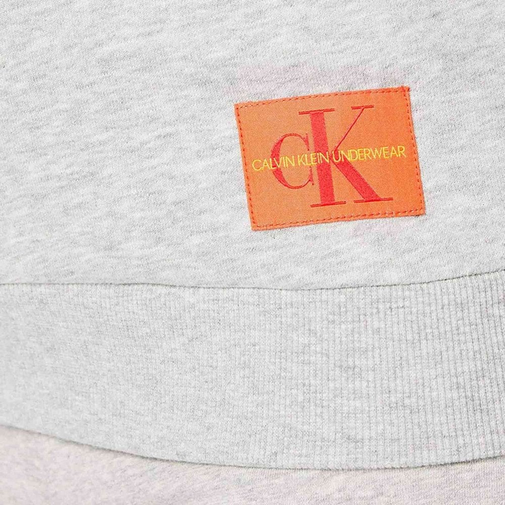 Monogram Pyjama Top, Grey Heather - Image 3