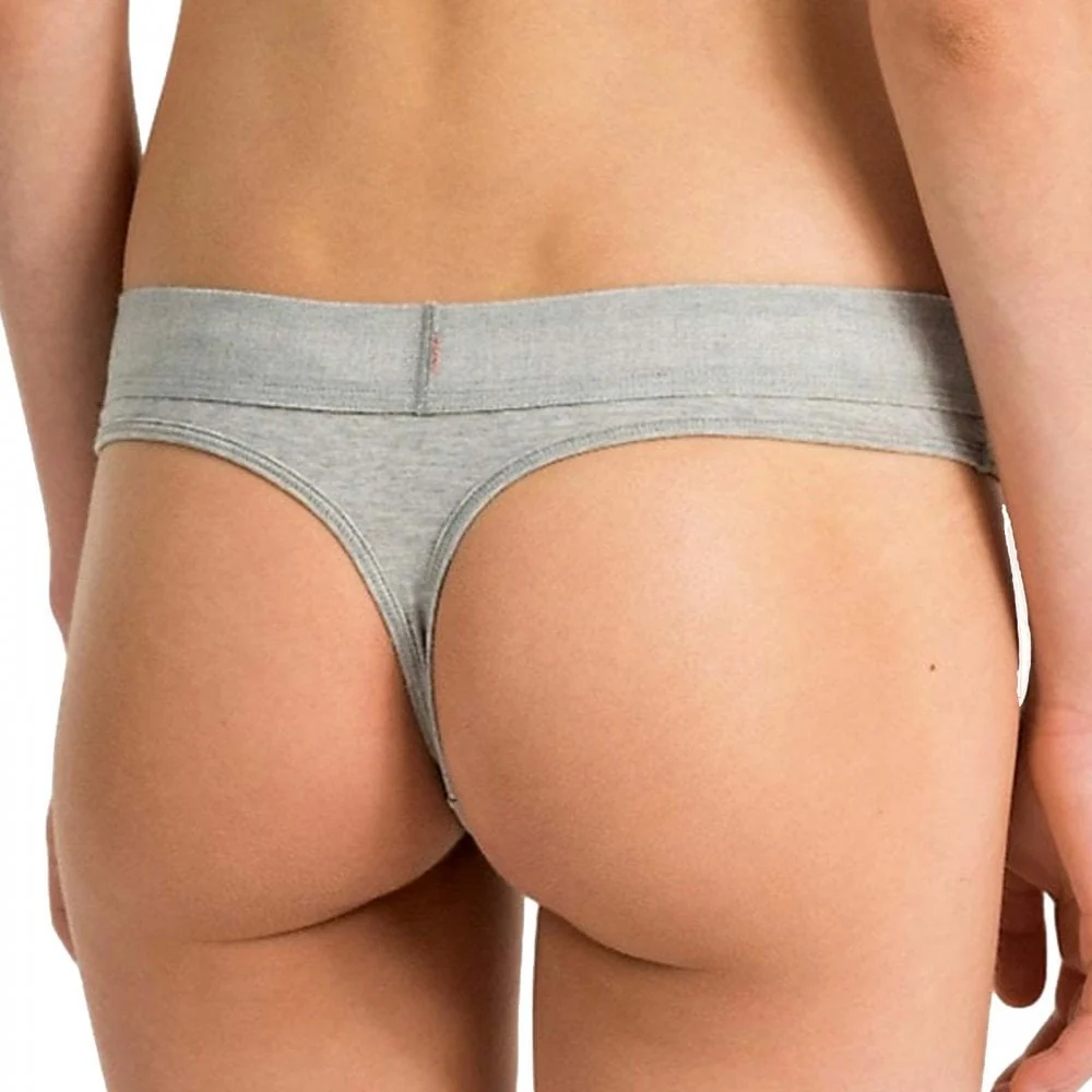 Monogram Thong, Grey Heather - Image 3