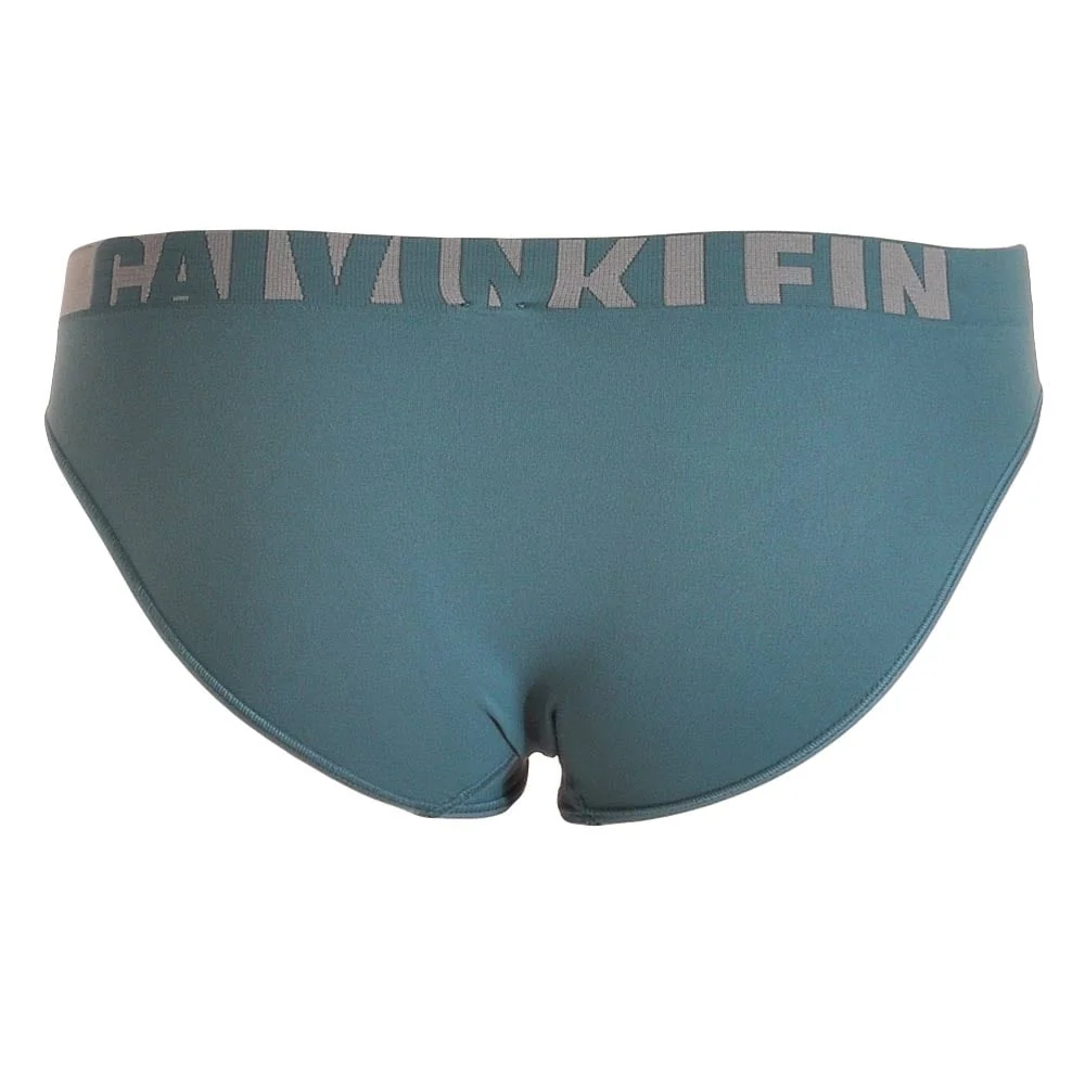 Seamless Logo Bikini Brief, Blue Steel - Image 2