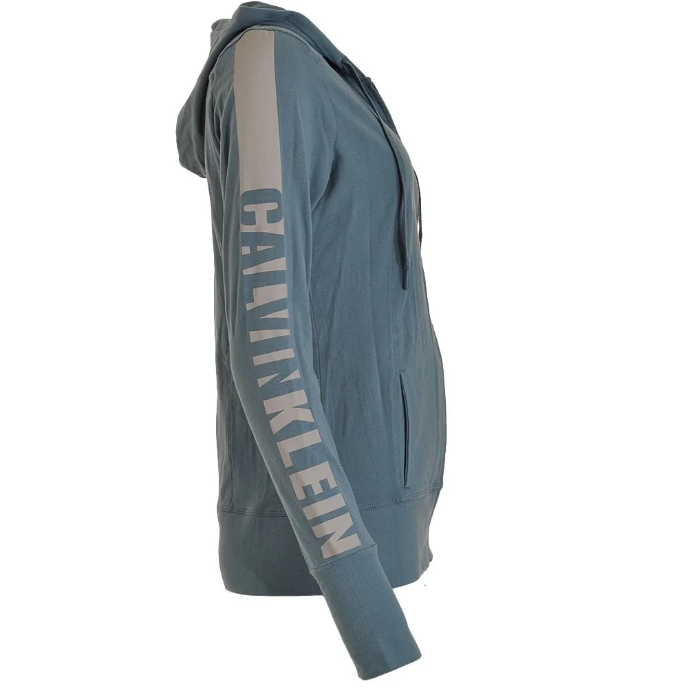 Seamless Logo Hoody, Blue Steel - Image 2