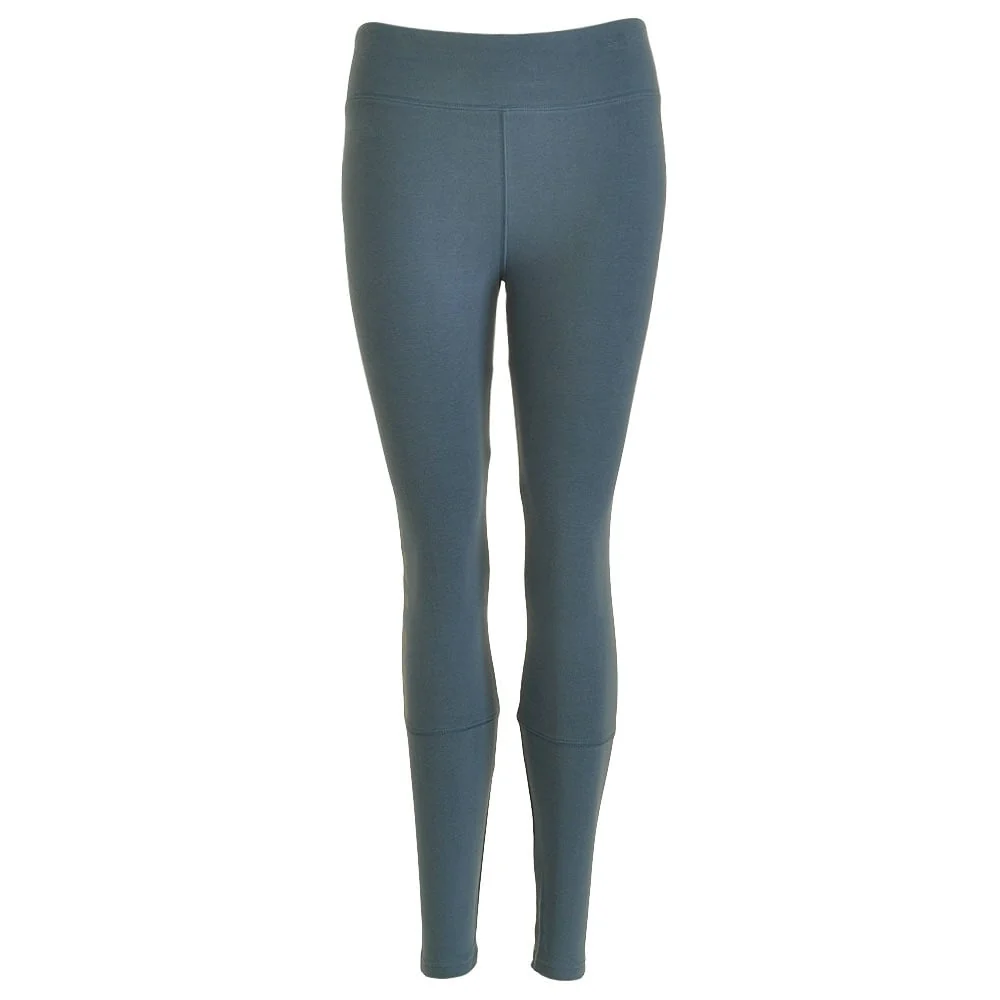 Seamless Logo Legging, Blue Steel