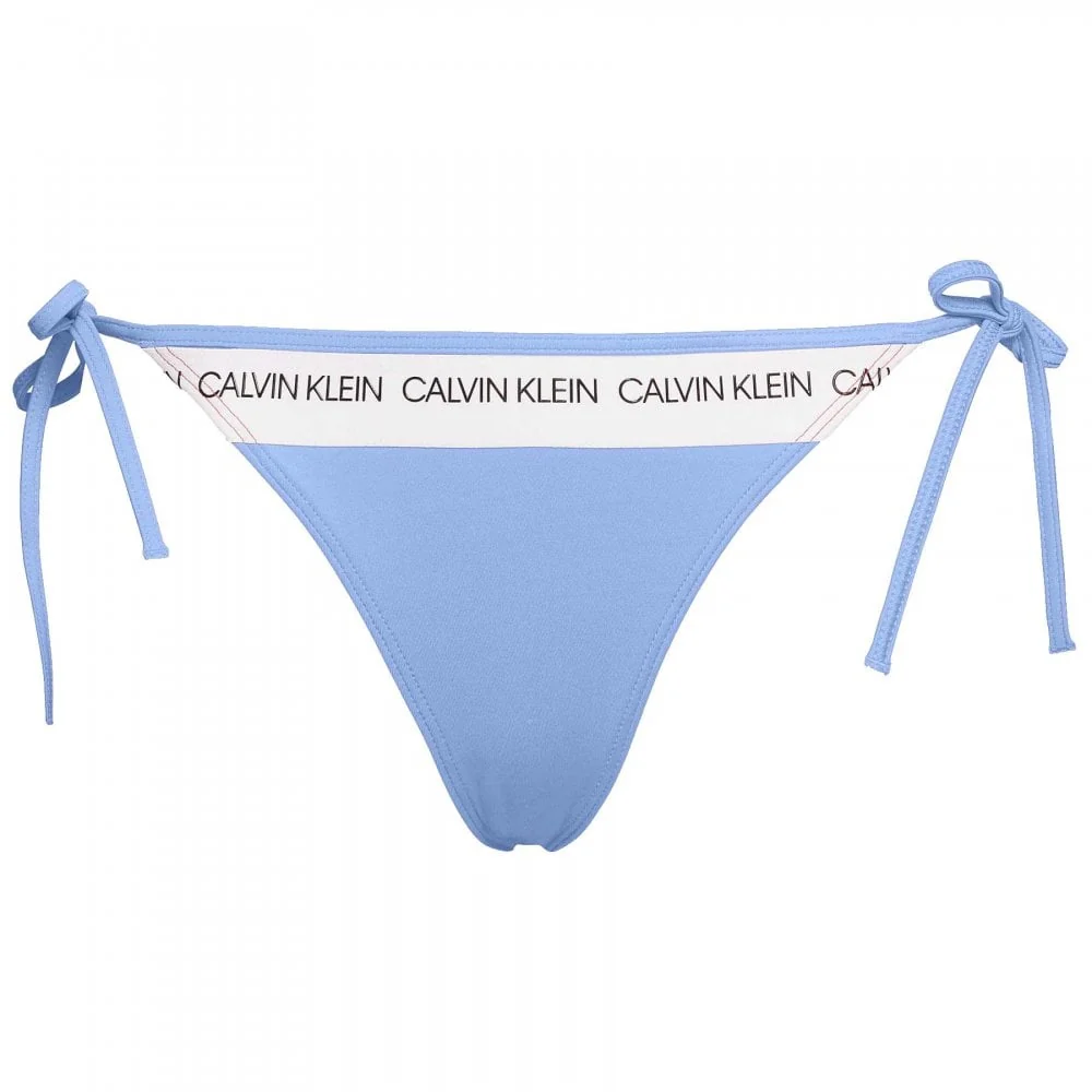 Side Tie Swimwear Bikini Bottom, Persian Jewel