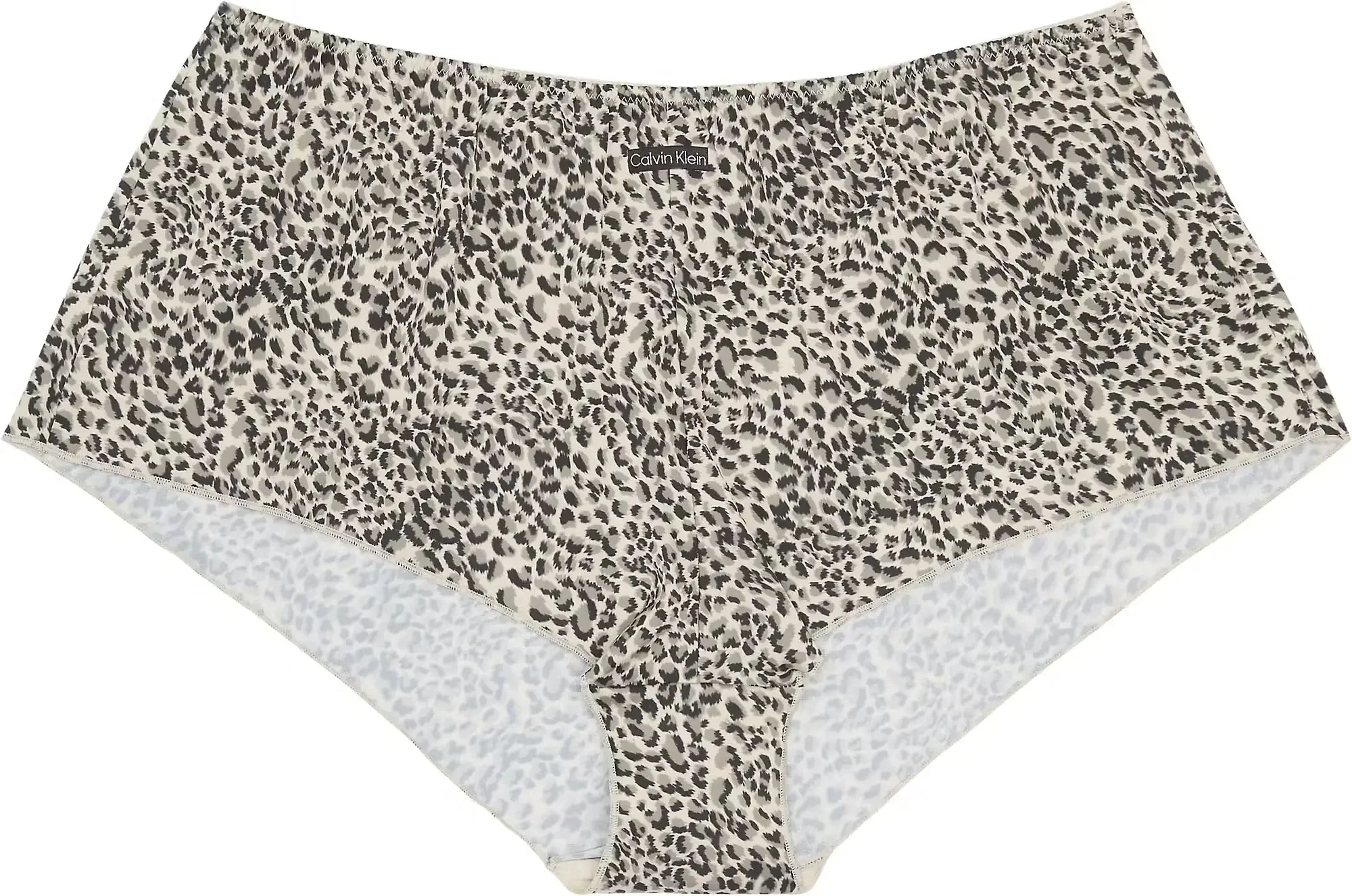 Signature Satin Boy Short, Animal Print