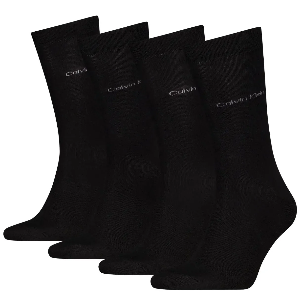 4-Pack Premium Combed Cotton Socks Gift Box, Black - Image 2