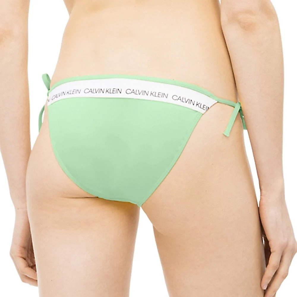 Swimwear CK LOGO Side Tie Bottom, Spring Bouquet - Image 3